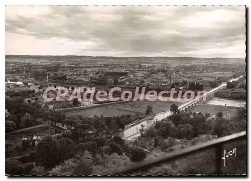 Moderne Karte Agen Vue Des Coteaux La Garonne Et Le Pont Canal