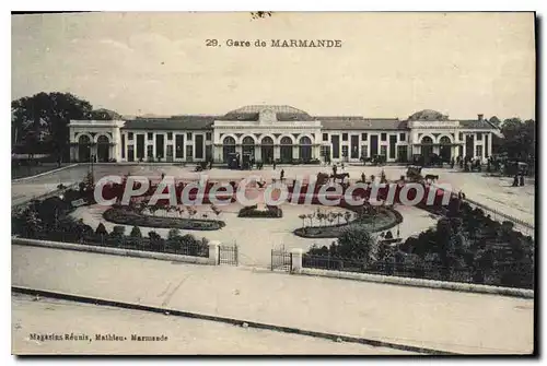 Cartes postales Marmande Gare De