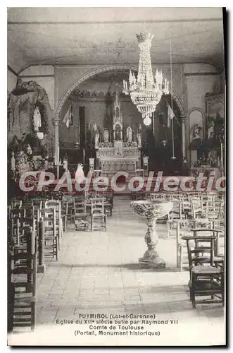 Ansichtskarte AK Puymirol �glise Comte De Toulouse