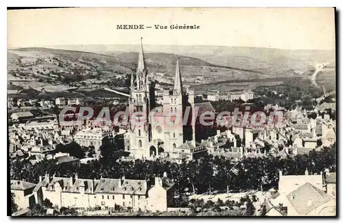 Cartes postales Mende Vue Generale