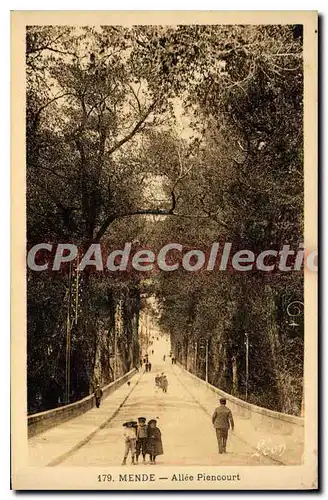 Cartes postales Mende Allee Piencourt