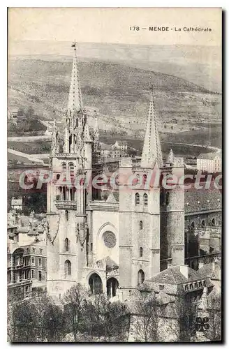 Cartes postales Mende La Cathedrale