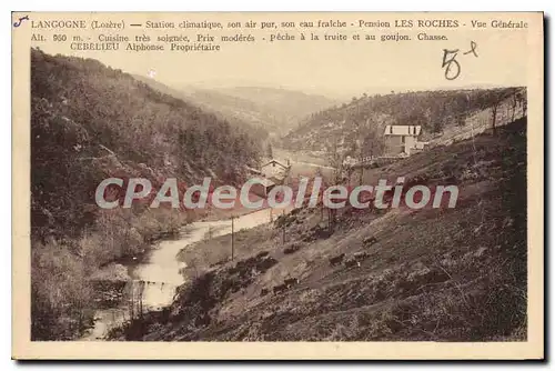 Cartes postales Langogne Station Climatique pention LES ROCHES