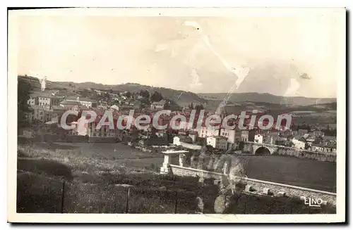 Ansichtskarte AK Langogne Vue Generale Et Pont Neuf