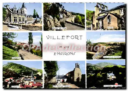 Cartes postales moderne Villefort Ses Environs