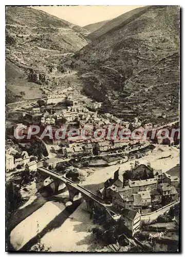 Cartes postales moderne Gorges Du Tarn Vue D'Ensemble De Sainte Enimie