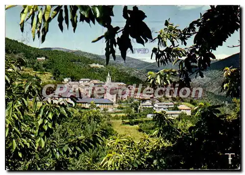 Moderne Karte Cevennes Saint Germain De Calberte Vue Generale