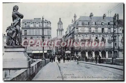 Cartes postales Angers Perspective De La rue Beaurepaire