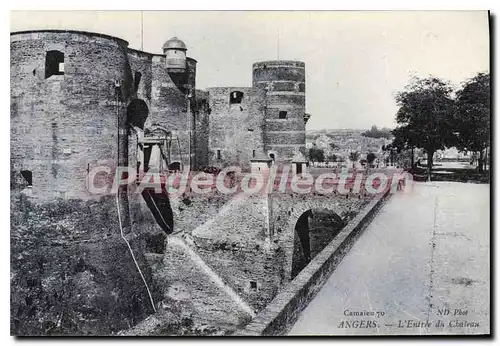 Cartes postales Angers L'Entree Du Chateau