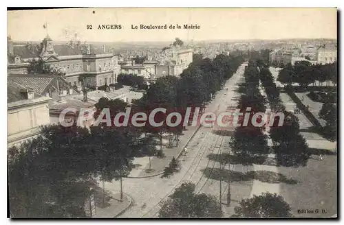 Ansichtskarte AK Angers Le Boulevard De La Mairie