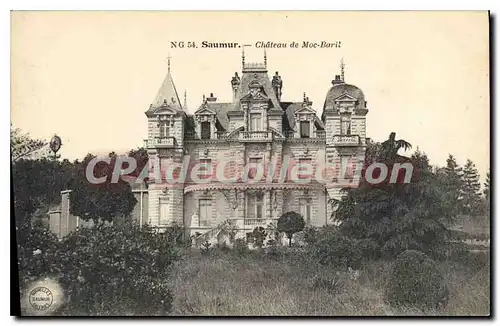 Cartes postales Saumur Chateau De Moc Baril