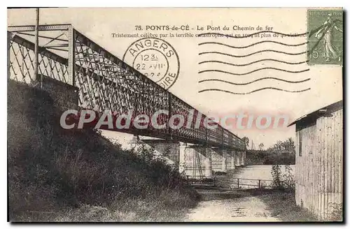 Cartes postales Ponts De Ce Le Pont Du Chemin De Fer