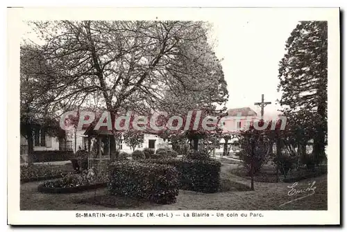 Cartes postales St Martin De La Place la Biairie Un Coin Du Parc