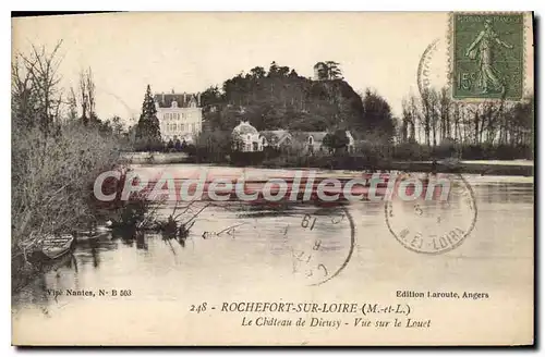 Cartes postales Rochefort Sur Loire Le Chateau De Dieusy Vue Sur Le Louet