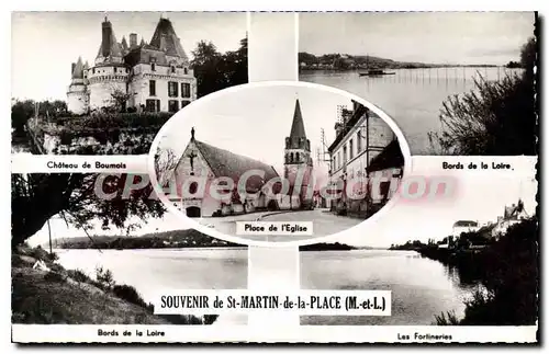 Cartes postales Souvenir De St Martin De La Place