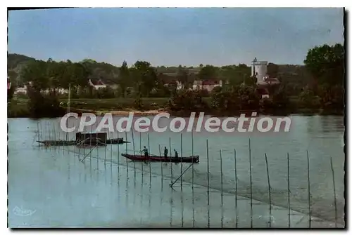 Cartes postales Les Bords De La Loire Barrage Pour La Peche