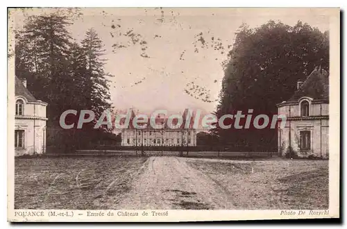 Cartes postales Pouance Entree Du Chateau De Tress�