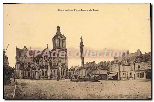 Cartes postales Beaufort Place Jeanne De Laval