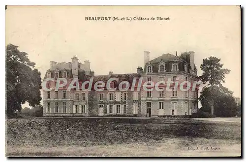 Cartes postales Beaufort Chateau De Monet