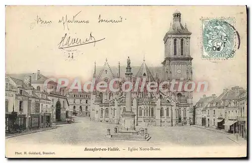 Cartes postales Beaufort En Vallee Eglise Notre Dame