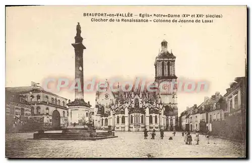 Ansichtskarte AK Beaufort En Vallee Eglise Notre Dame