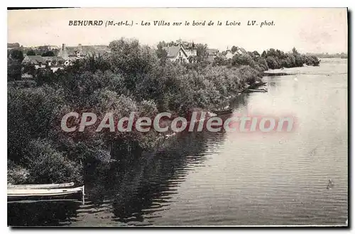 Cartes postales Behuard Les Villas Sur Le Bord De La Loire