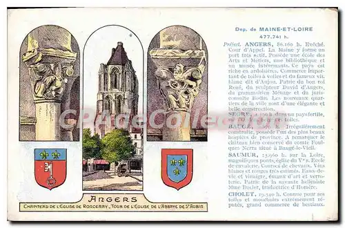 Cartes postales Maine Et Loire Angers