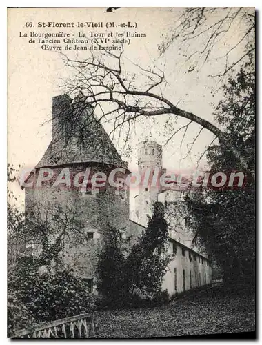 Cartes postales St Florent Le Vieil La Bourgonniere La Tour Et Les Ruines