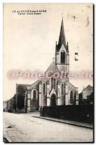 Ansichtskarte AK Chalonnes Sur Loire Eglise Notre Dame