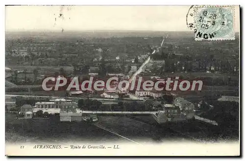 Cartes postales Avranches Route De Granville