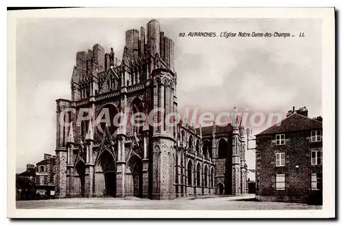 Cartes postales Avranches L'Eglise Notre Dame Des Champs