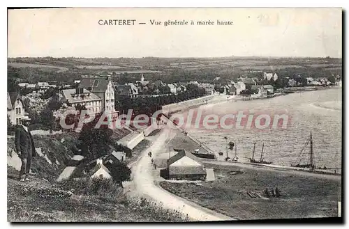 Cartes postales Carteret Vue Generale A Maree Haute