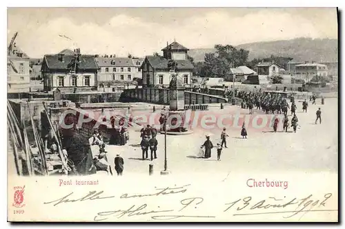 Ansichtskarte AK Cherbourg Pont Tournant