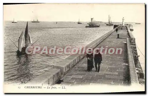 Cartes postales Cherbourg La Jetee
