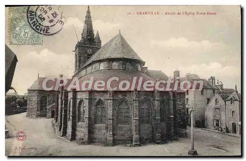 Cartes postales Granville Abside De I'EGlise Notre Dame