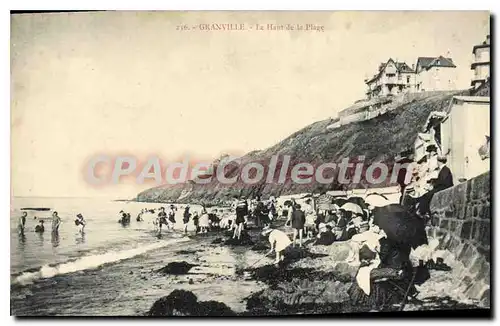 Cartes postales Granville Le Haut De La Plage