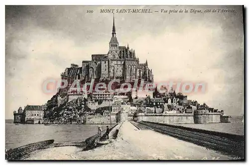 Cartes postales Le Mont St Michel Le Cote de l'arriv�e