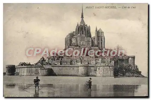 Cartes postales Le Mont St Michel Le Cote Est