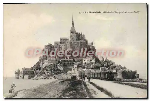 Ansichtskarte AK Le Mont St Michel Vue Generale Cote Sud