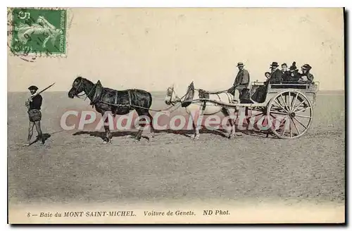 Cartes postales Le Mont St Michel Voiture De Genets