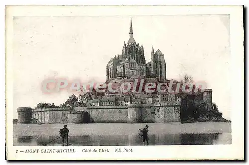 Ansichtskarte AK Le Mont St Michel Vue Generale Cote Est