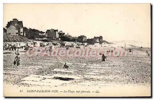 Cartes postales Saint Pair Sur Mer La Plage Vue Generale