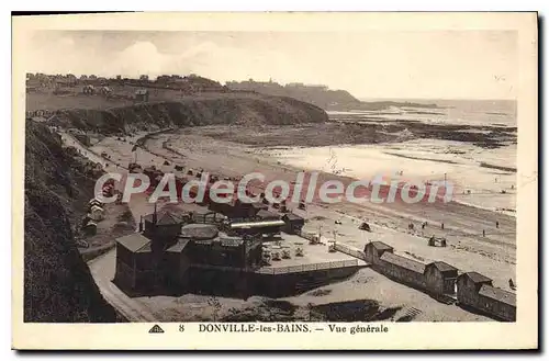 Cartes postales Donville Les Bains Vue Generale