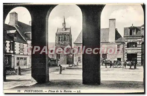 Cartes postales Pontorson Place De La Mairie