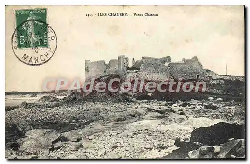 Cartes postales Iles Chausey Vieux Chateau
