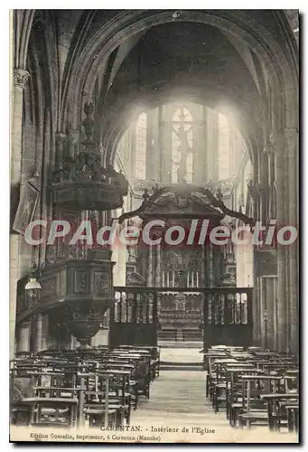 Cartes postales Carentan Interieur De I'Eglise