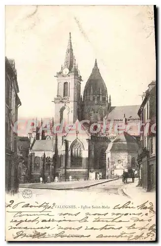 Cartes postales Valognes Eglise Saint Malo