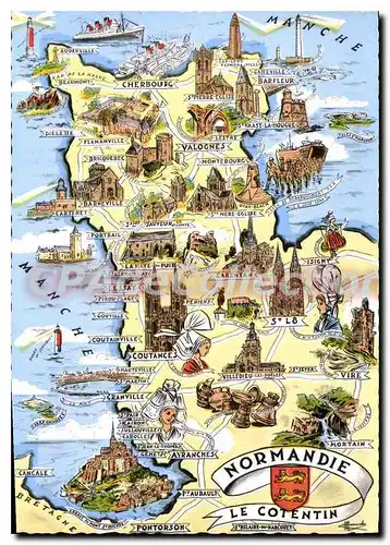 Cartes postales moderne Normandie Le Cotentin