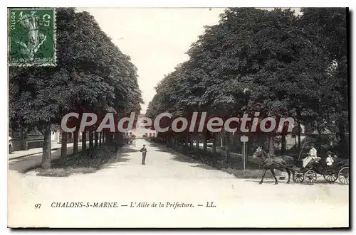 Cartes postales CHALONS Sur Marne L'Allee De La Prefecture