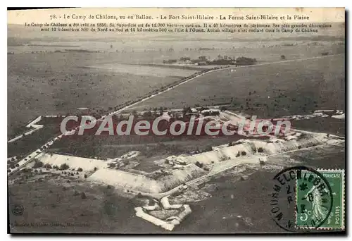 Cartes postales CHALONS Sur Marne camp fort Saint hilaire ferme